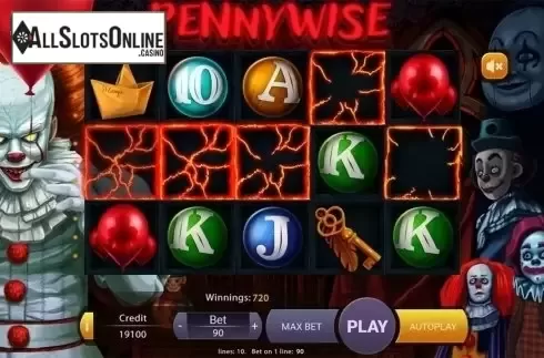 Game workflow 3. Pennywise from X Play