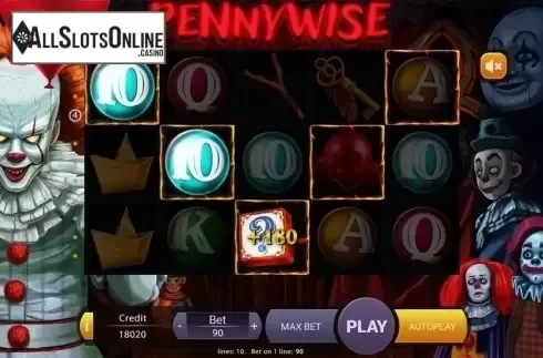 Game workflow 4. Pennywise from X Play