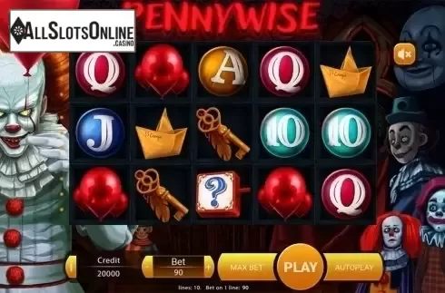 Reels screen. Pennywise from X Play