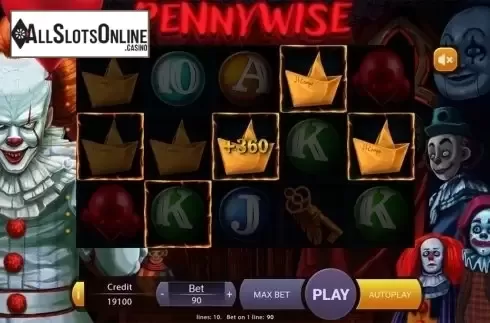 Game workflow 2. Pennywise from X Play