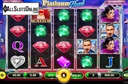 Reel Screen. Platinum Heart from SlotVision