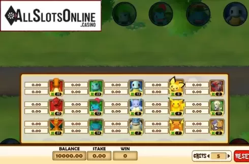 Start Screen. Pokemon Run from Vela Gaming