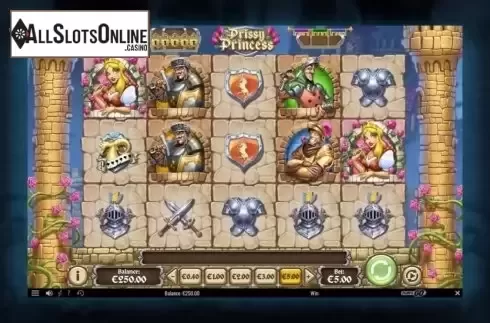 Screen 1. Prissy Princess from Play'n Go