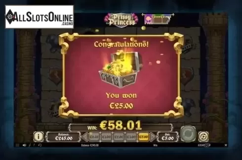 Screen 5. Prissy Princess from Play'n Go