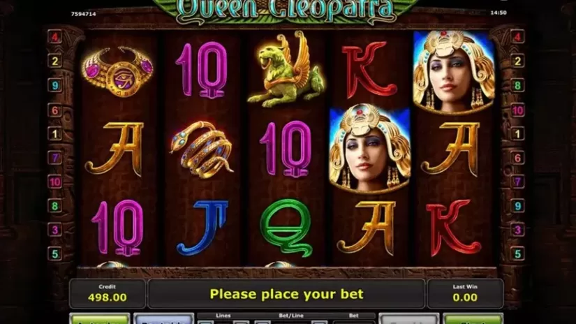 Queen Cleopatra slot screenshot 2