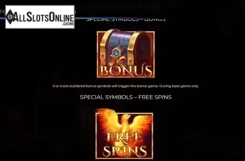 Special symbols screen