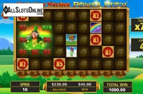 Bonus Game screen