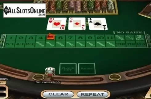 Game Screen. Red Dog (Betsoft) from Betsoft