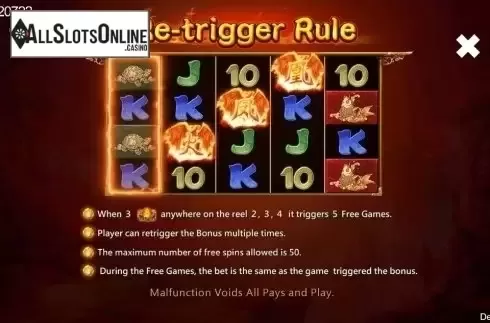 Re-trigger. Red Phoenix from CQ9Gaming