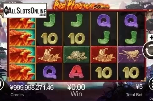 Reel Screen. Red Phoenix from CQ9Gaming