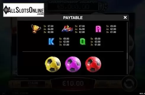 Symbols 2. Reel All Stars from Ruby Play