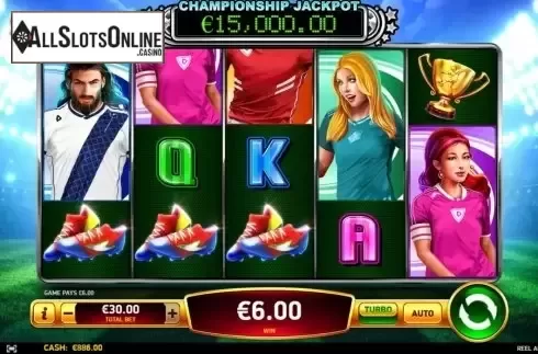 Win Screen. Reel All Stars from Ruby Play