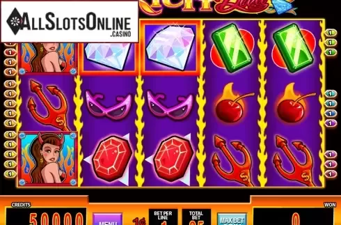 Reel screen. Reel Rich Devil from WMS