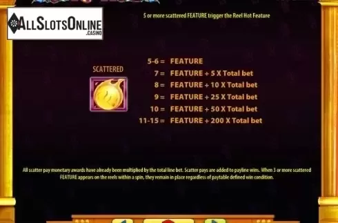 Paytable 3. Reel Rich Devil from WMS
