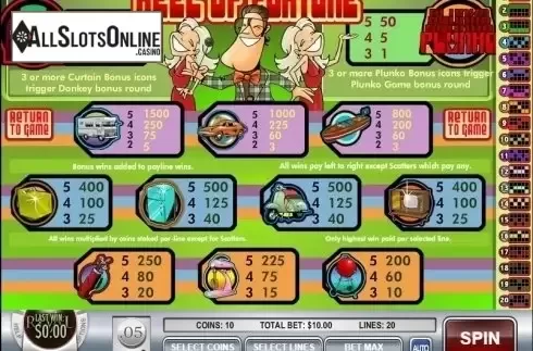 Screen2. Reel of Fortune from Rival Gaming