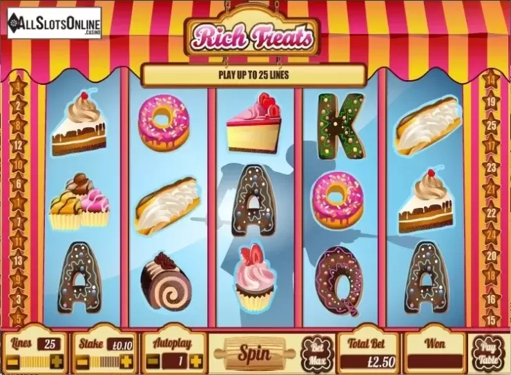 Screen3. Rich Treats from Playtech