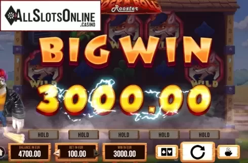 Win Screen 2. Rock n Roll Rooster from SYNOT