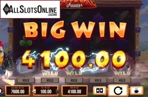 Win Screen 3. Rock n Roll Rooster from SYNOT
