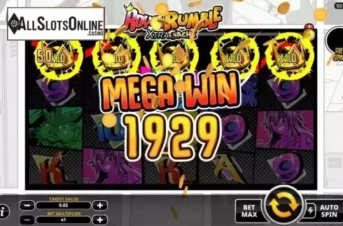 Big win screen
