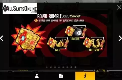 Special symbols screen