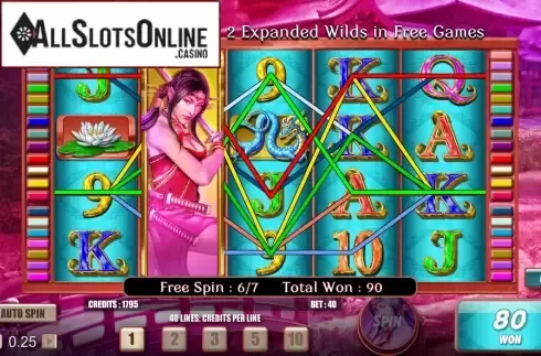 Free Spins 2. Samurai Princess from Lightning Box