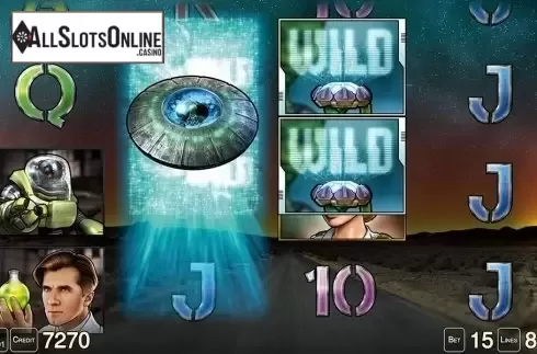 Wild Win screen. Secret Area 81 HD from Merkur