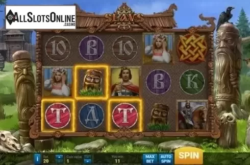 Win Screen. Slavs from Evoplay Entertainment