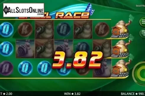 Win Screen 2. Snail Race from Booming Games