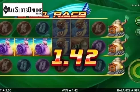 Win Screen 3. Snail Race from Booming Games
