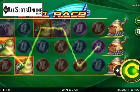 Win Screen 5. Snail Race from Booming Games