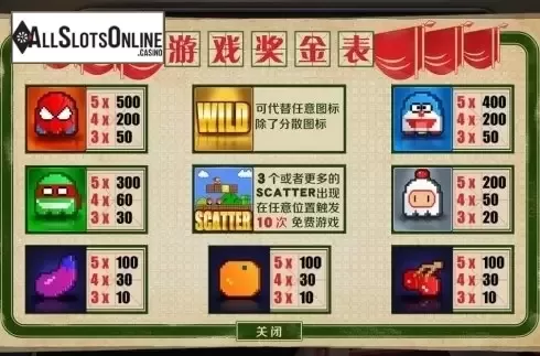 Paytable. So Young from Dream Tech