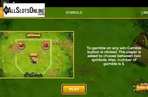 Paytable 3. Spring Invaders from Spinmatic