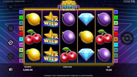 Star Wild Blaster slot screenshot 2