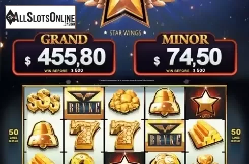 Reel Screen 1. Star Wings from ZITRO