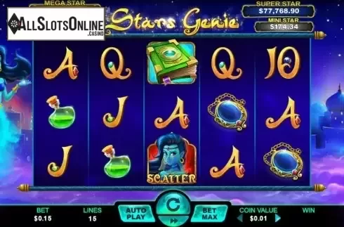 Reel Screen. Stars Genie from The Stars Group