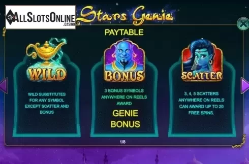 Features 1. Stars Genie from The Stars Group