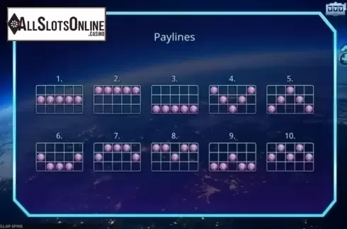 Lines. Stellar Spins from Booming Games