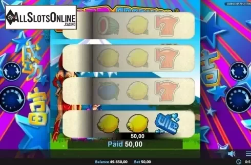 Game Screen 3. Super Graphics Upside-Down Pull Tab from Realistic
