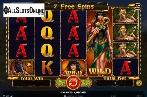 Free Spins screen 2
