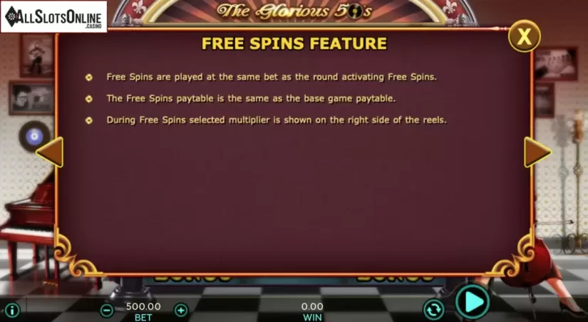 The Glorious 50s. The Glorious 50s from 888 Gaming