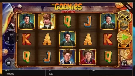 The Goonies Return slot screenshot 1