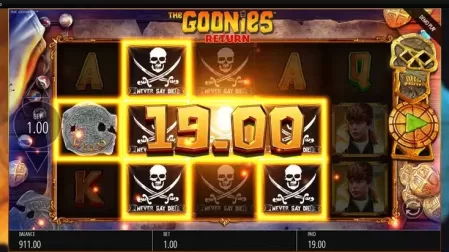 The Goonies Return slot screenshot 4