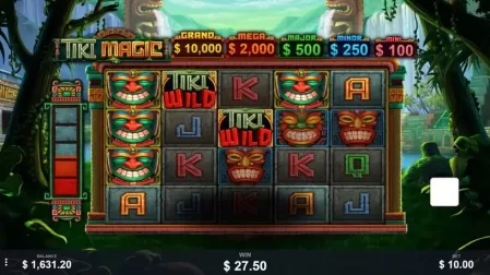 Tiki Magic slot screenshot 5