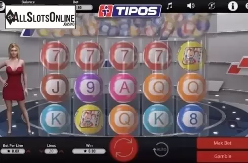 Reel Screen. Tipos from Booming Games