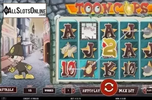 Win Screen. Tooncops from Gamshy