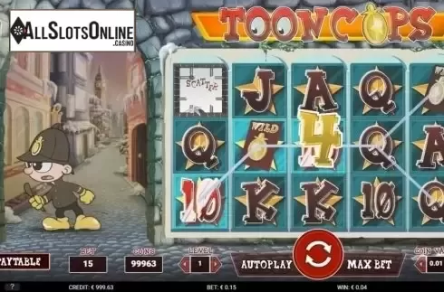 Win Screen. Tooncops from Gamshy