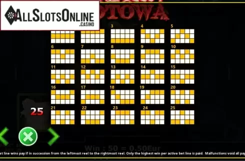Paylines. Totowa from Fils Game