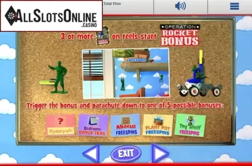 Paytable 2. Toy Factory from Blueprint