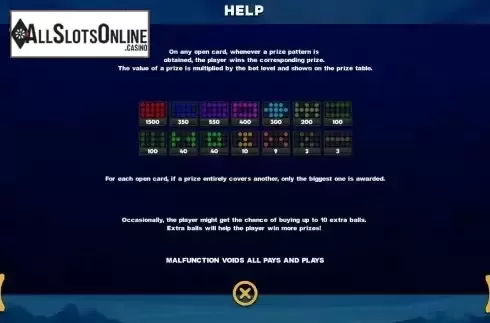 Game Rules screen