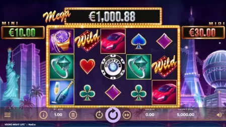 Vegas Night Life slot screenshot 1